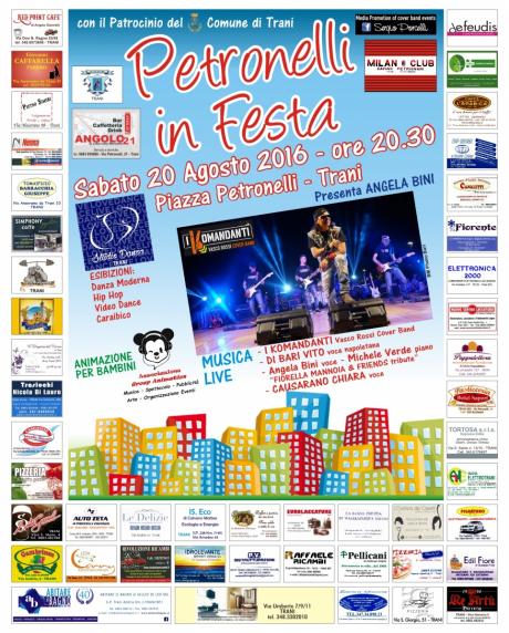 Petronelli in Festa Piazza Petronelli Trani!