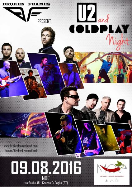 U2 & COLDPLAY Night by Broken Frames - Canosa Di Puglia