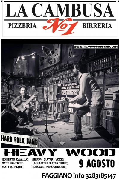 HEAVY WOOD Live alla Cambusa