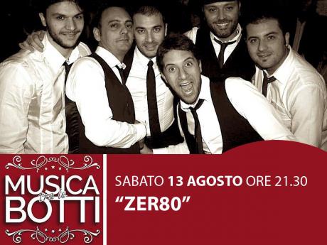 Gli ZER80 sul palco dell'Azienda Agricola Melillo per il Festival "Musica tra Le botti"