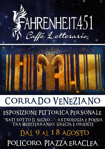 "NATI SOTTO IL SEGNO...": i dipinti di Corrado Veneziano in mostra a Policoro