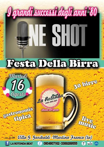 ONE SHOT 80 - il meglio del rock anni '80 alla Rotonda Beat!
