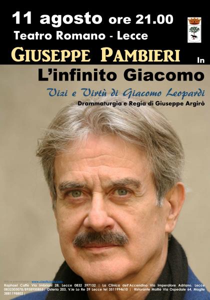L’Infinito Giacomo Con Giuseppe Pambieri