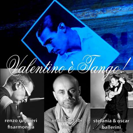 Valentino è Tango! spettacolo di Jazz-Tango dedicato a Rodolfo Valentino di Renzo Ruggieri e Umberto Fabi, a " Grotteland, meraviglia d'estate" 2016.