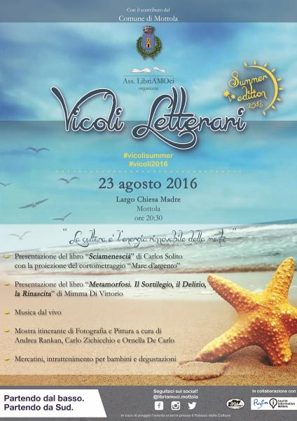 Vicoli letterari - summer edition 2016