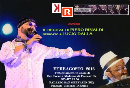"Ciao!" il Recital di Piero Rinaldi Dedicato a Lucio Dalla