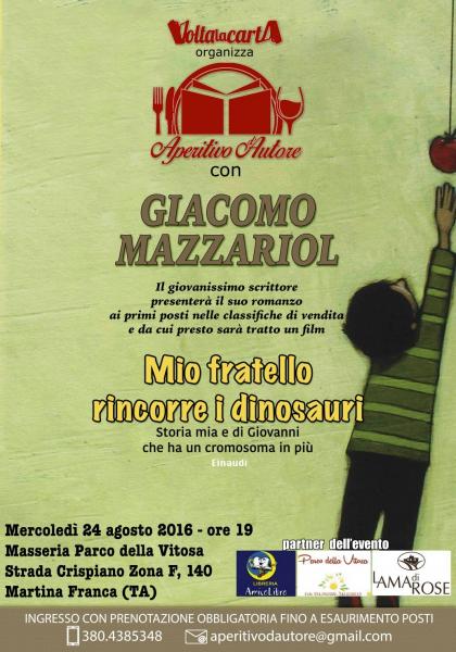 Aperitivo d'Autore con Giacomo Mazzariol