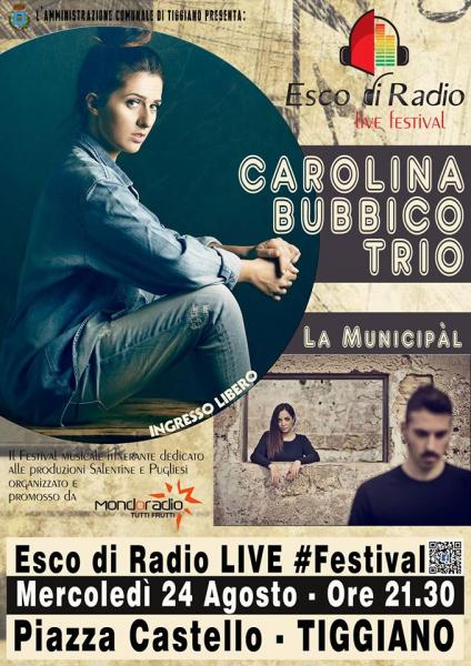 Carolina Bubbico e La Municipàl | Esco di Radio LIVE #Festival a Tiggiano