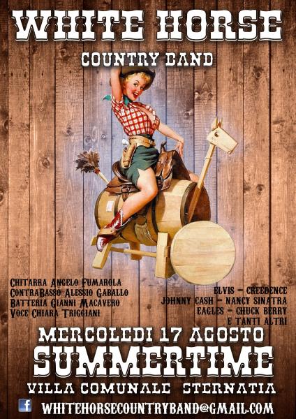 WHITE HORSE COUNTRY BAND live SUMMER TIME STERNATIA