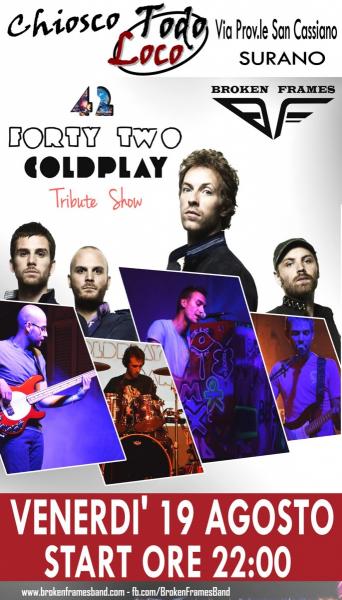 42 COLDPLAY TRIBUTE SHOW by Broken Frames