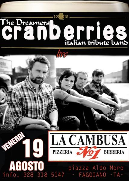 The Dreamers (Cranberries Tribute Band) live alla Cambusa Faggiano (Ta)