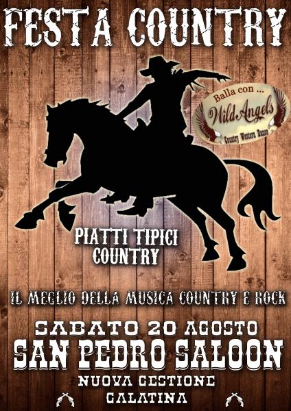 Festa Country al San Pedro Saloon Nuova Gestione