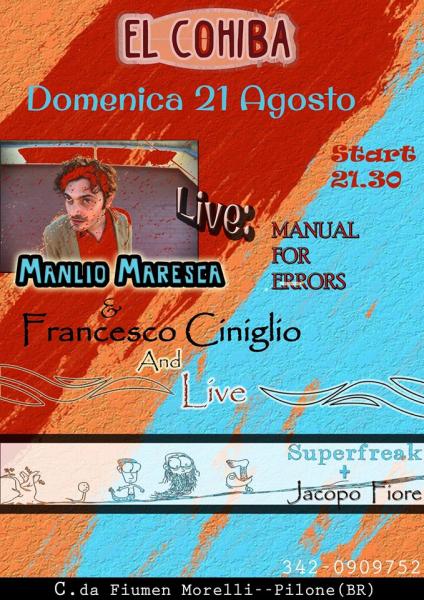 Manual For Errors & Superfreak Live