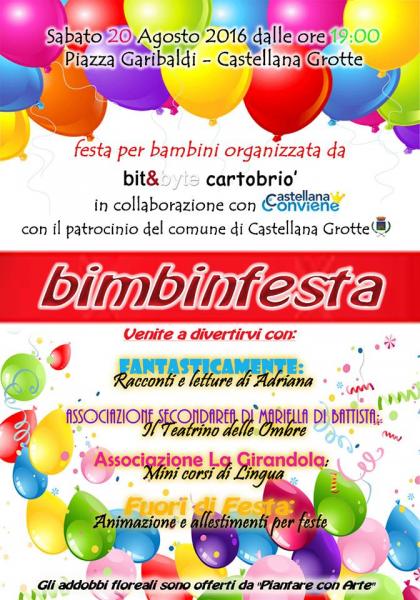 BIMBINFESTA - Teatrino delle ombre, minicorsi di lingue, letture animate