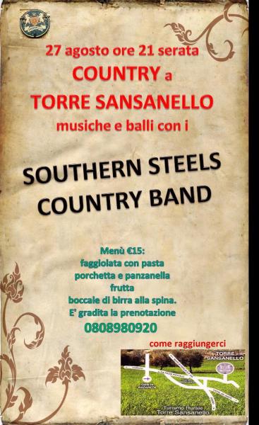 Serata Country con i Southern Steels Country Band