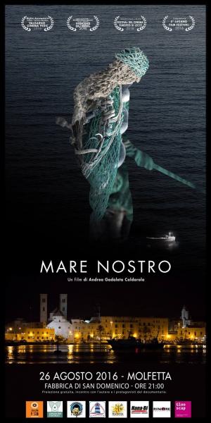 Proiezione pubblica e gratuita del film documentario Mare Nostro