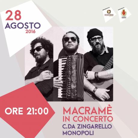Macramè Live in Contrada Zingarello (Festa della frittella e della zampina)