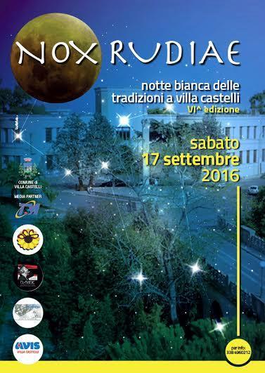 NOX RUDIAE (Notte Bianca delle tradizioni) VI Edizione