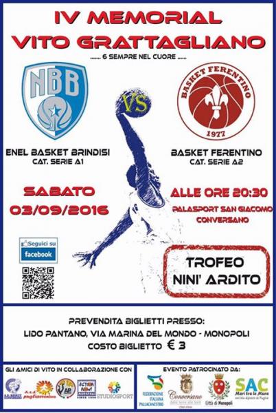 4^Memorial Vito Grattagliano "6 sempre nel Cuore"- Trofeo Ninì Ardito