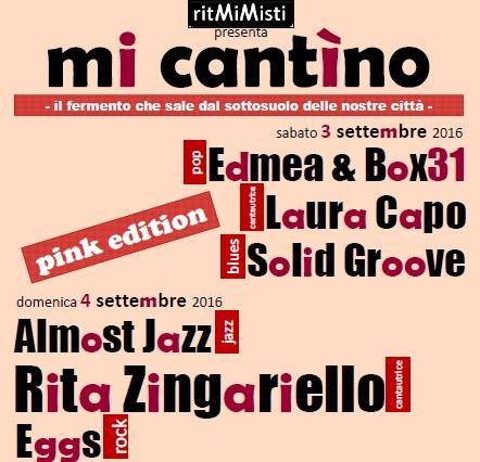 mi cantìno - il fermento che sale dal sottosuolo delle nostre città - pink edition