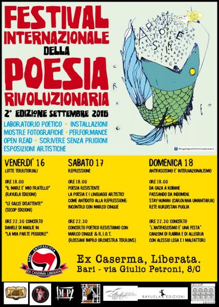 Festival Internazionale della Poesia rivoluzionaria e delle azioni poEtiche diffuse II edizione