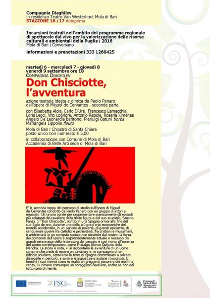 Don Chisciotte, L'avventura  - Anteprima Stagione 16/17