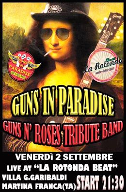 GUNS  IN PARADISE  - TRIBUTE GUNS N' ROSES alla Rotonda Beat!