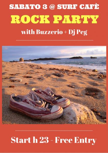 Sabato 3 settembre - Rock Party al Surf Cafè
