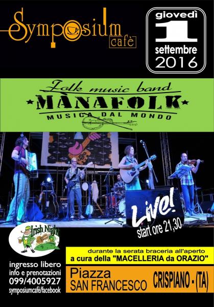 Mànafolk live al Symposium