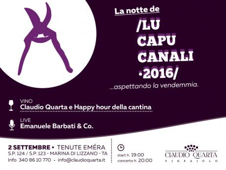 La notte de Lu Capucanali - aspettando la vendemmia