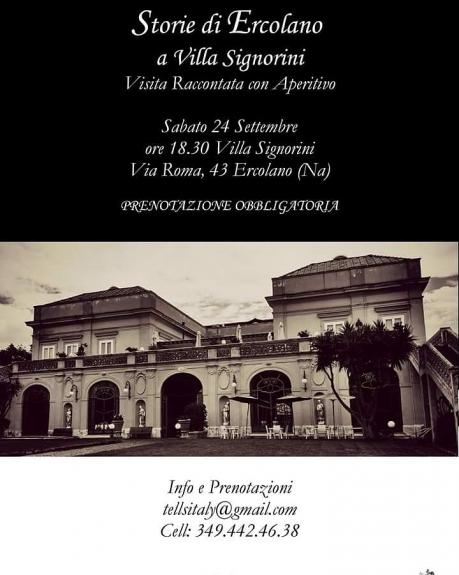 Storia di Ercolano a Villa Signorini... Con aperitivo