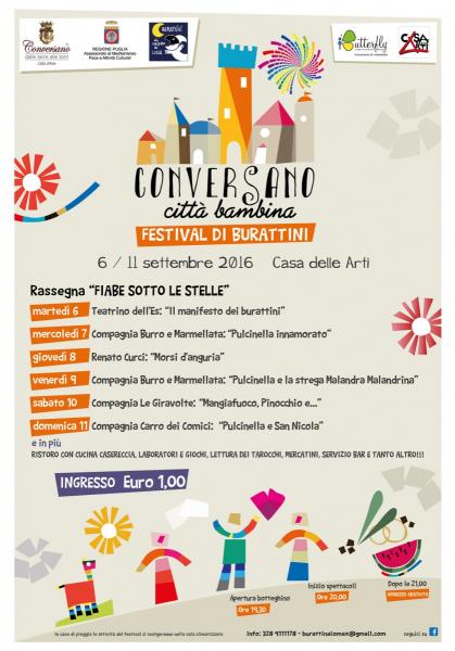 Fiabe sotto le stelle - Conversano città bambina