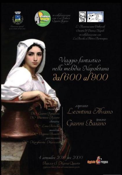 Viaggio fantastico nella melodia napoletana dal '600 al '900