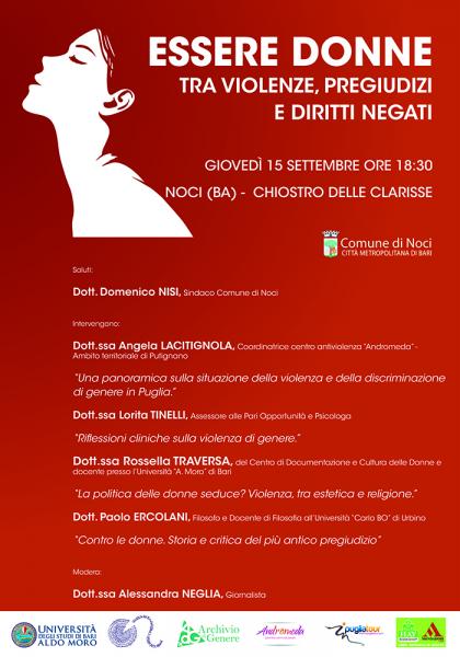 Essere Donne. Tra violenze, pregiudizi  e diritti negati.