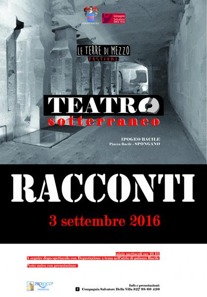 Racconti - Teatro Sotterraneo