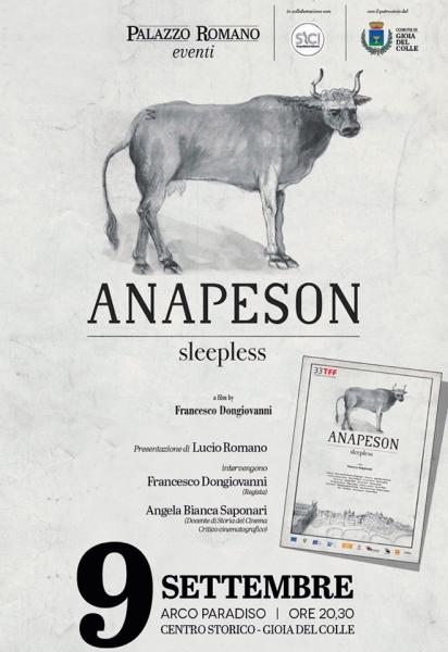 ANAPESON - Sleepless-  di Francesco Dongiovanni