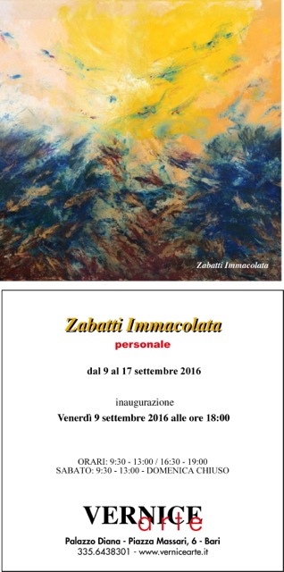 Zabatti Immacolata   Personale di pittura