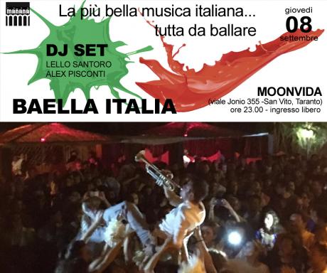 Baella Italia, la più bella musica italiana, tutta da ballare, selezionata da  Lello Santoro & Alex Pisconti dj