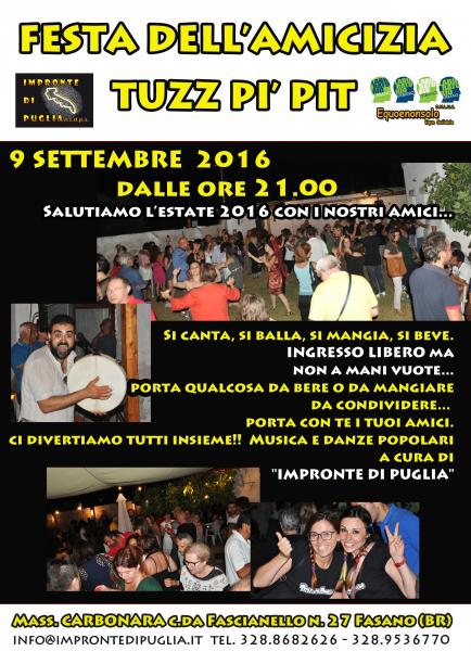 Festa dell'Amicizia Settembre 2016