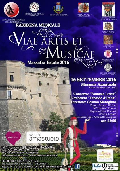 “VIAE ARTIS ET MUSICAE” 1^Edizione