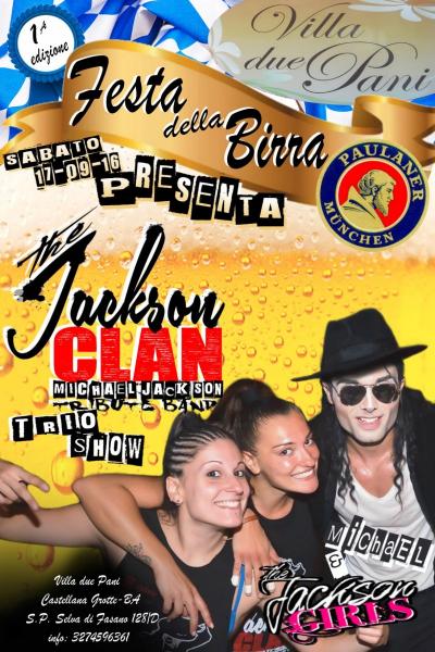 The Jackson Clan TRIO-SHOW live alla FESTA DELLA BIRRA PAULANER 1°EDIZIONE