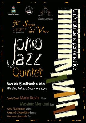 Jonio Jazz quintet alla 50a Sagra del Vino di Carosino