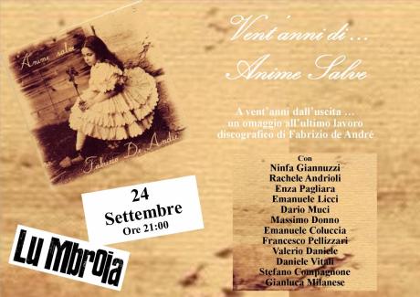 Vent'anni di Anime Salve di Fabrizio De Andrè