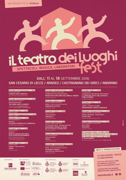 Teatro Dei Luoghi Fest 2016