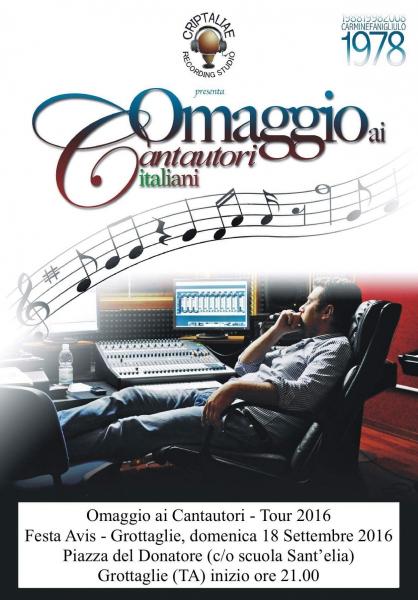 Omaggio ai Cantautori Tour 2016