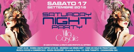 Sab 17 settembre - VILLA CASALE - Lista Puglia