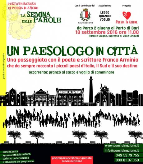 Passeggiata con il poeta e scrittore Franco Arminio