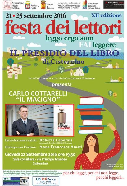 Torna la Festa Dei Lettori.