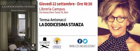 Presentazione del libro La Dodicesima Stanza di Teresa Antonacci