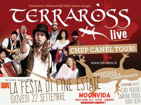 Terraross in concerto + dj set / La festa di fine estate!